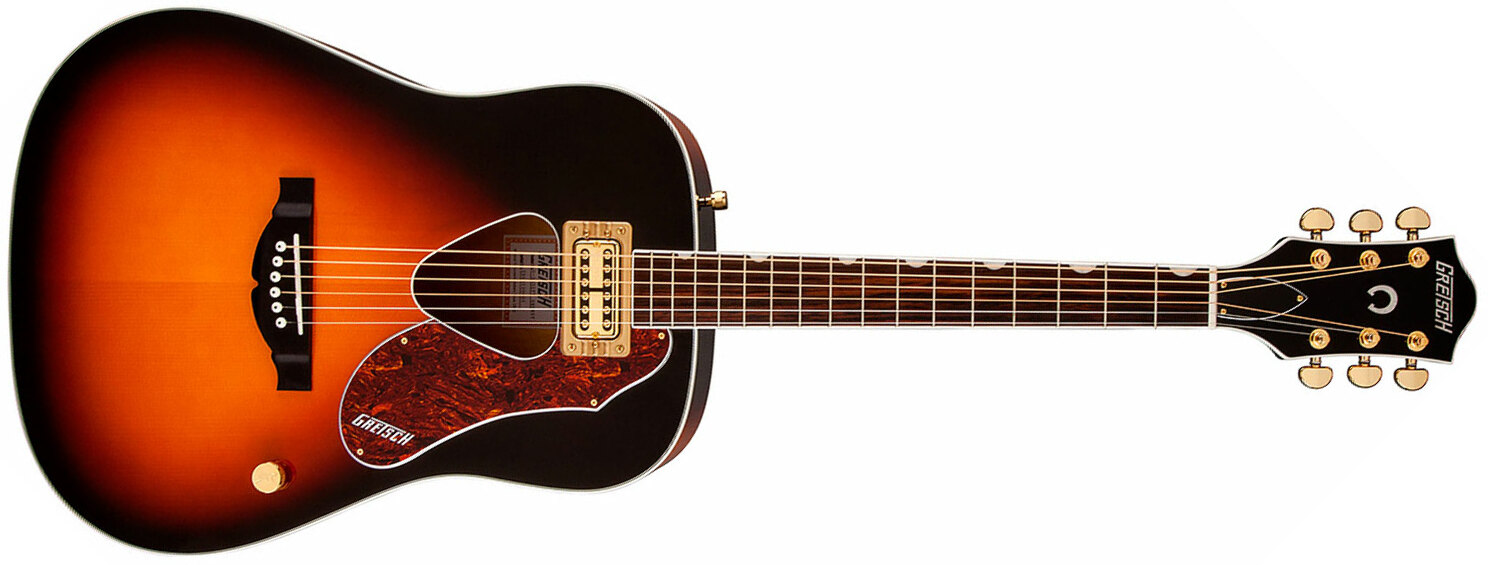 Gretsch G5031ft Rancher Dreadnought Epicea Acajou Rw - Sunburst - Electro acoustic guitar - Main picture