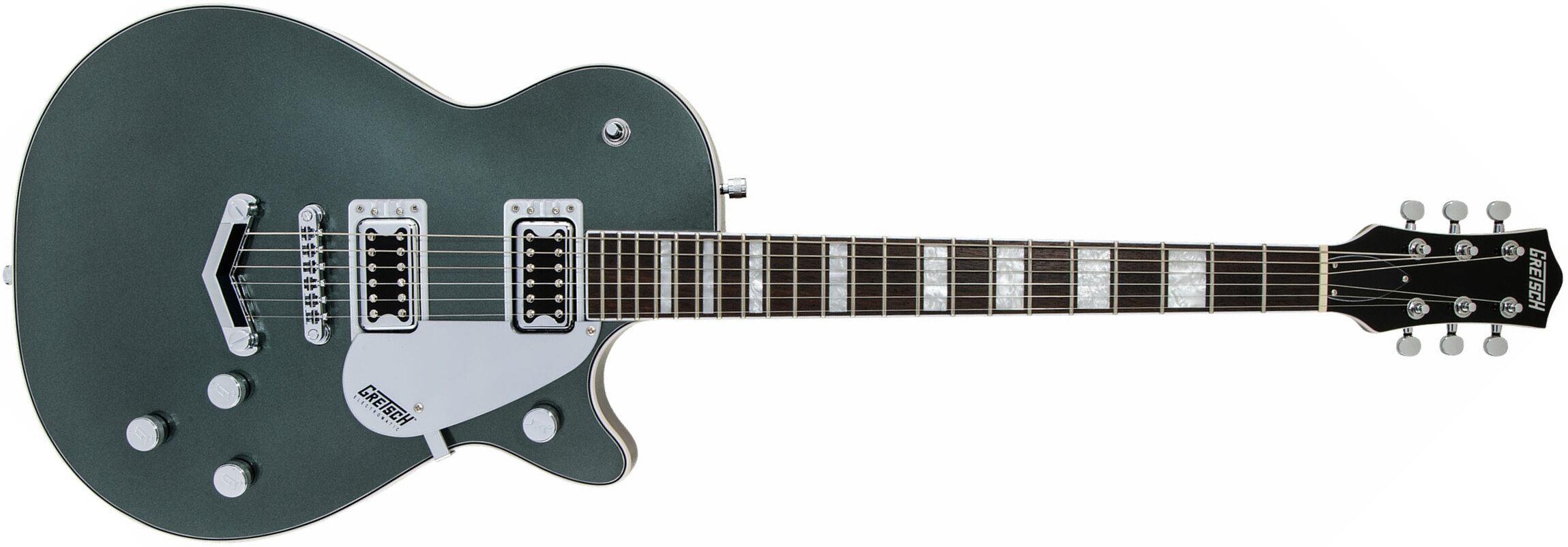 Gretsch G5220 Electromatic Jet Bt V-stoptail Hh Ht Wal - Jade Grey Metallic - Single cut electric guitar - Main picture