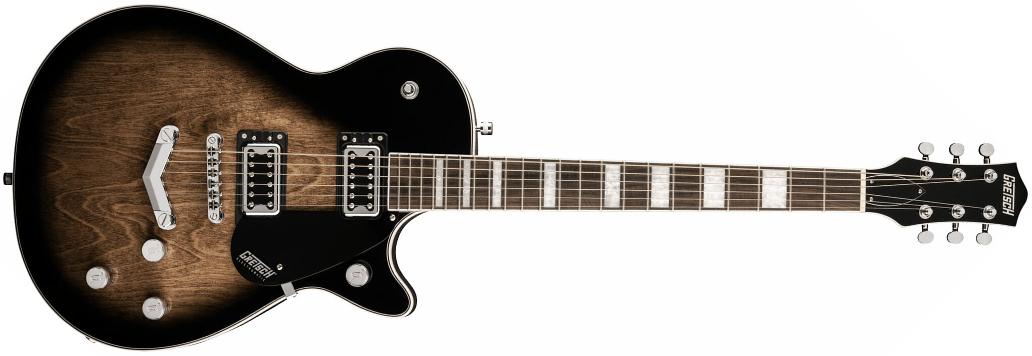 Gretsch G5220 Jet Bt Singlecut Vstoptail Electromatic Hh Ht Lau - Bristol Fog - Single cut electric guitar - Main picture