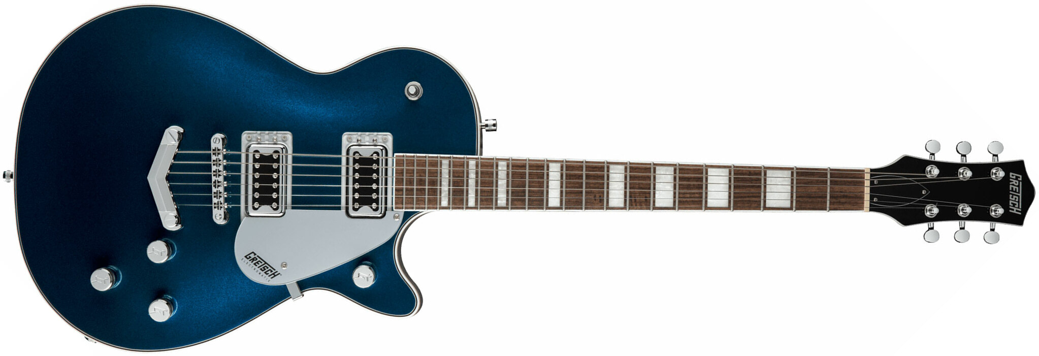 Gretsch G5220 Jet Bt Singlecut Vstoptail Electromatic Hh Ht Lau - Midnight Sapphire - Single cut electric guitar - Main picture