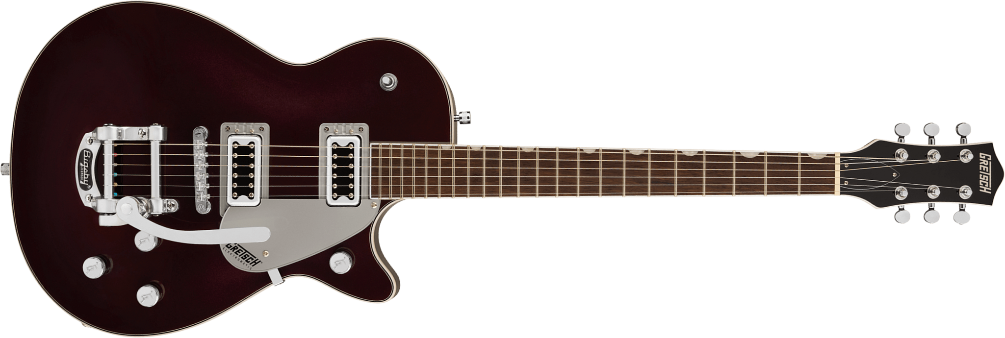 Gretsch G5230t Electromatic Jet Ft Sc Bigsby 2h Trem Lau - Dark Cherry Metallic - Single cut electric guitar - Main picture