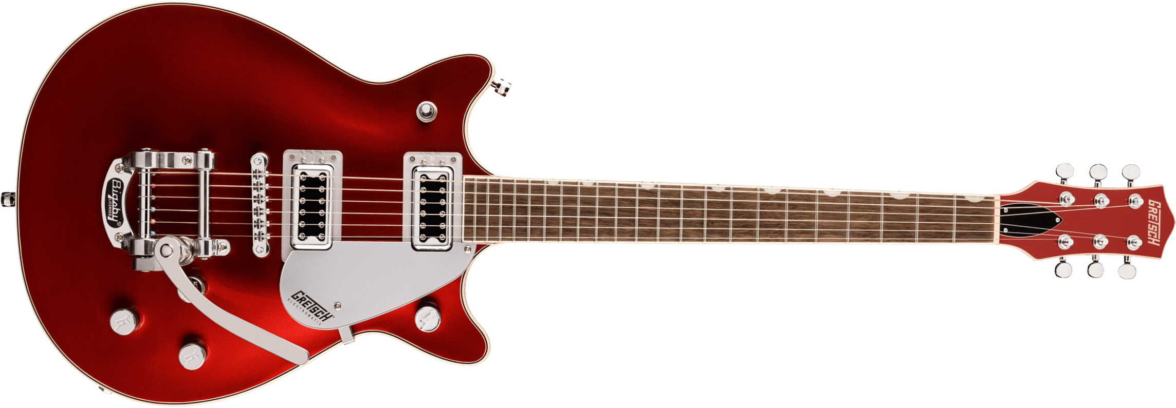 Gretsch G5232t Bigsby Electromatic Double Jet Ft 2h Trem Lau - Firestick Red - Double cut electric guitar - Main picture