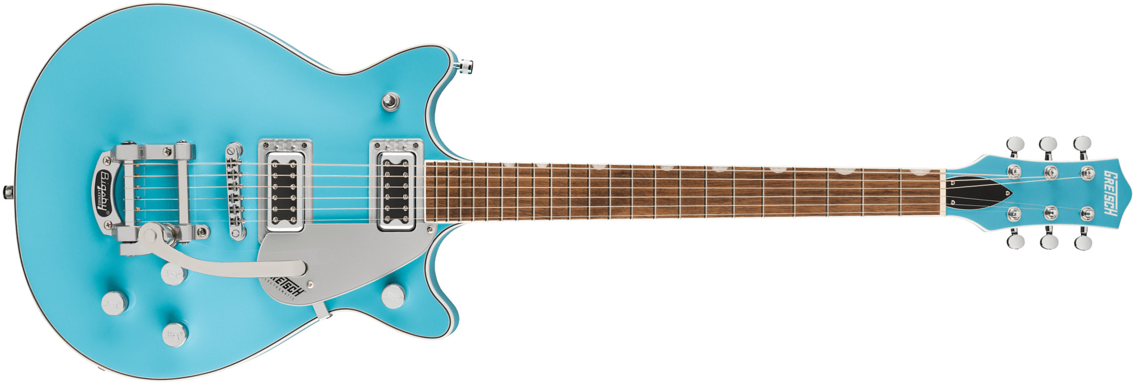 Gretsch G5232t Bigsby Electromatic Double Jet Ft 2h Trem Lau - Kailani Blue - Double cut electric guitar - Main picture