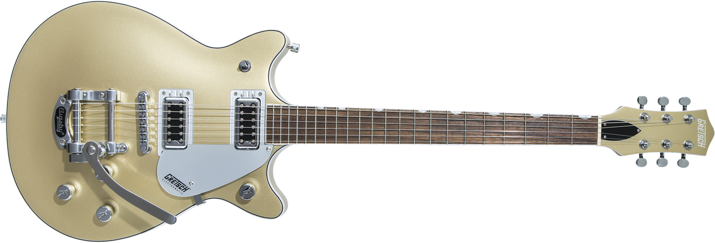 Gretsch G5232t Electromatic Double Jet Ft 2019 Hh Bigsby Lau - Casino Gold - Double cut electric guitar - Main picture