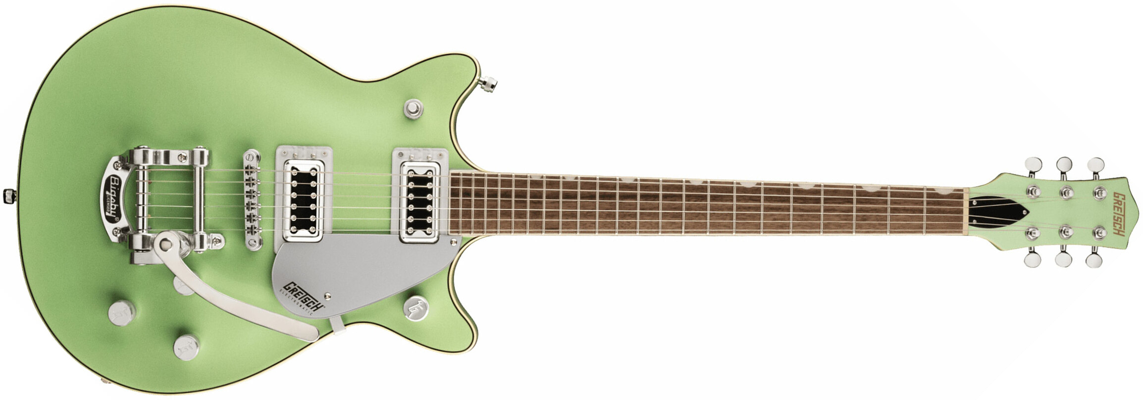 Gretsch G5232t Electromatic Double Jet Ft Hh Bigsby Lau - Broadway Jade - Double cut electric guitar - Main picture