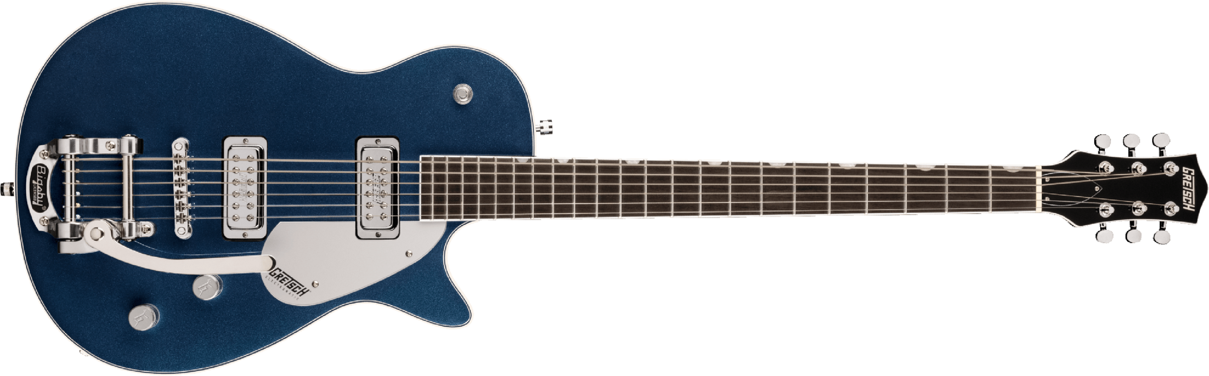 Gretsch G5260t Electromatic Jet Baritone Bigsby Hh Trem Lau - Midnight Sapphire - Baritone guitar - Main picture