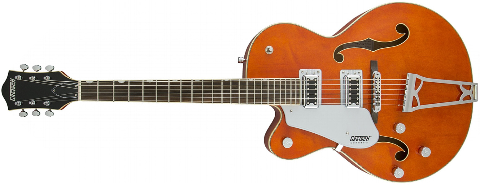 Gretsch G5420lh Electromatic Hollow Body Gaucher 2016 - Orange Stain - Left-handed electric guitar - Main picture