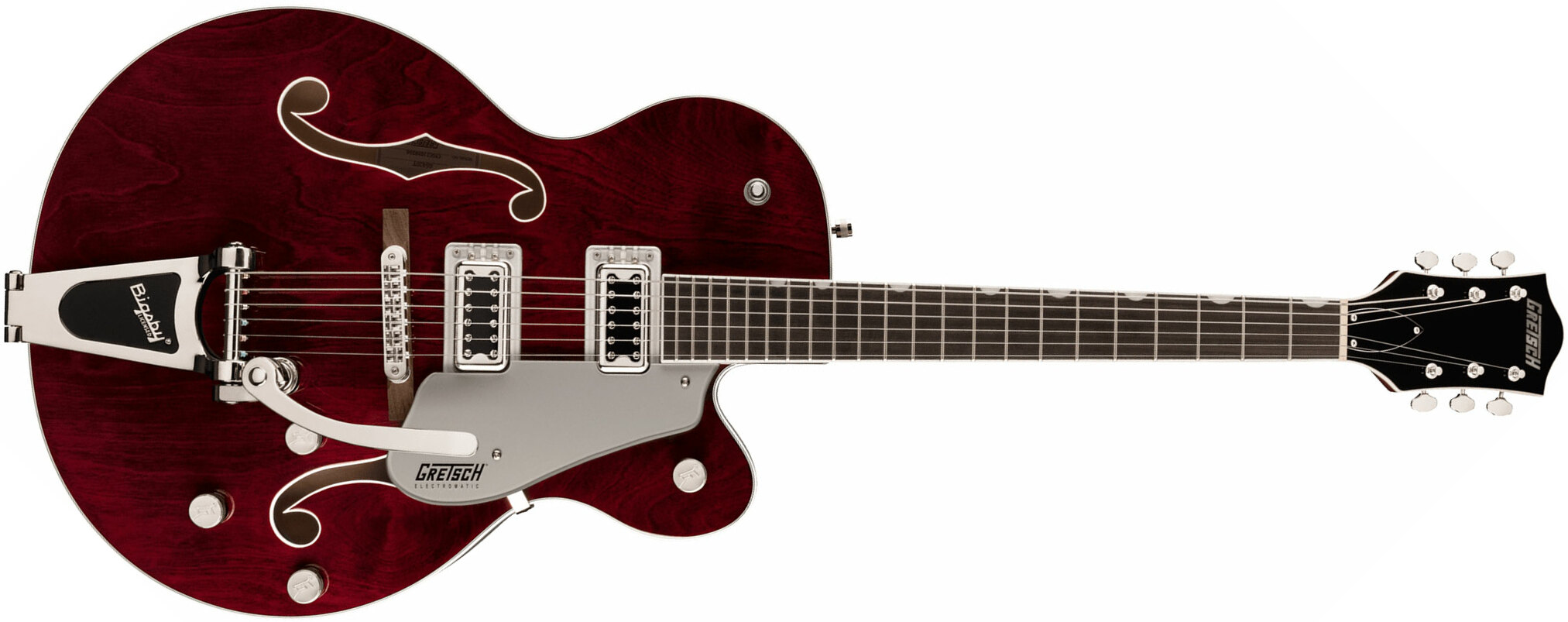 Gretsch G5420t Classic Bigsby Electromatic Hollow Body 2h Trem Lau - Walnut Stain - Semi-hollow electric guitar - Main picture