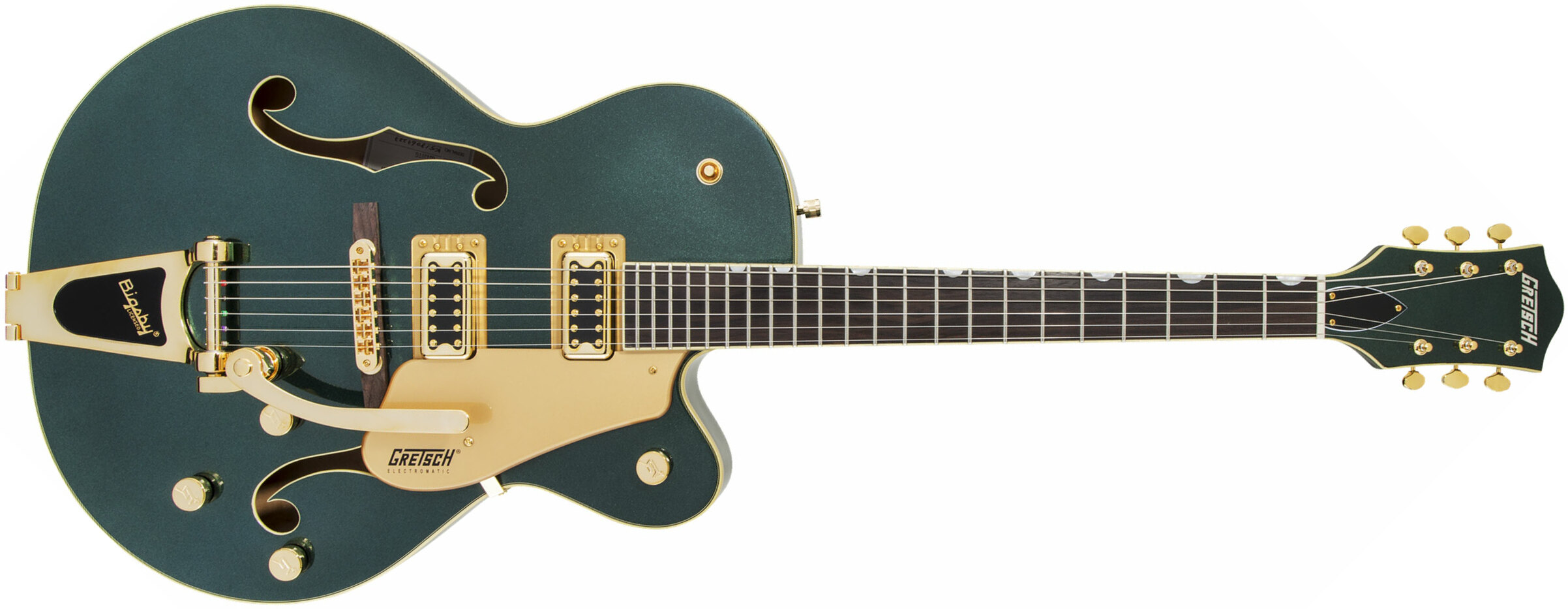 Gretsch G5420tg Electromatic Hollow Body Ltd Bigsby Rw - Cadillac Green - Hollow-body electric guitar - Main picture