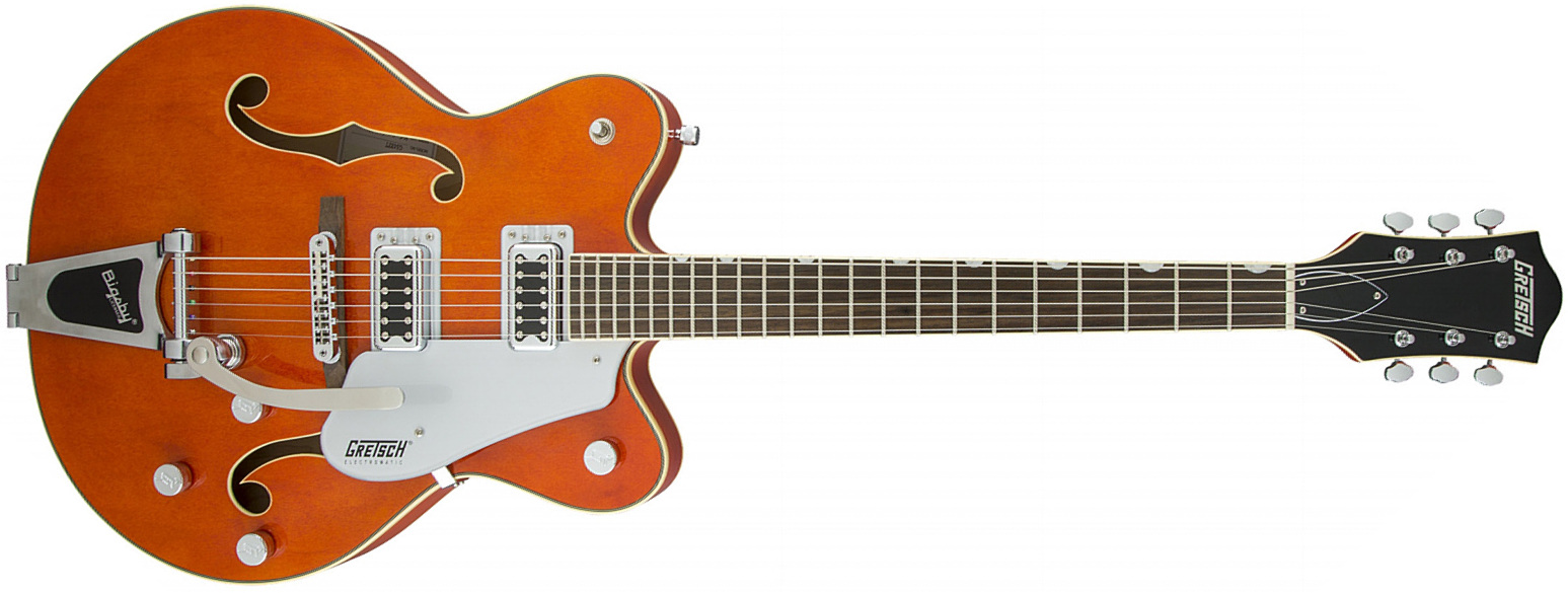 Gretsch G5422t Electromatic Hollow Body 2016 Bigsby - Orange Stain - Hollow-body electric guitar - Main picture