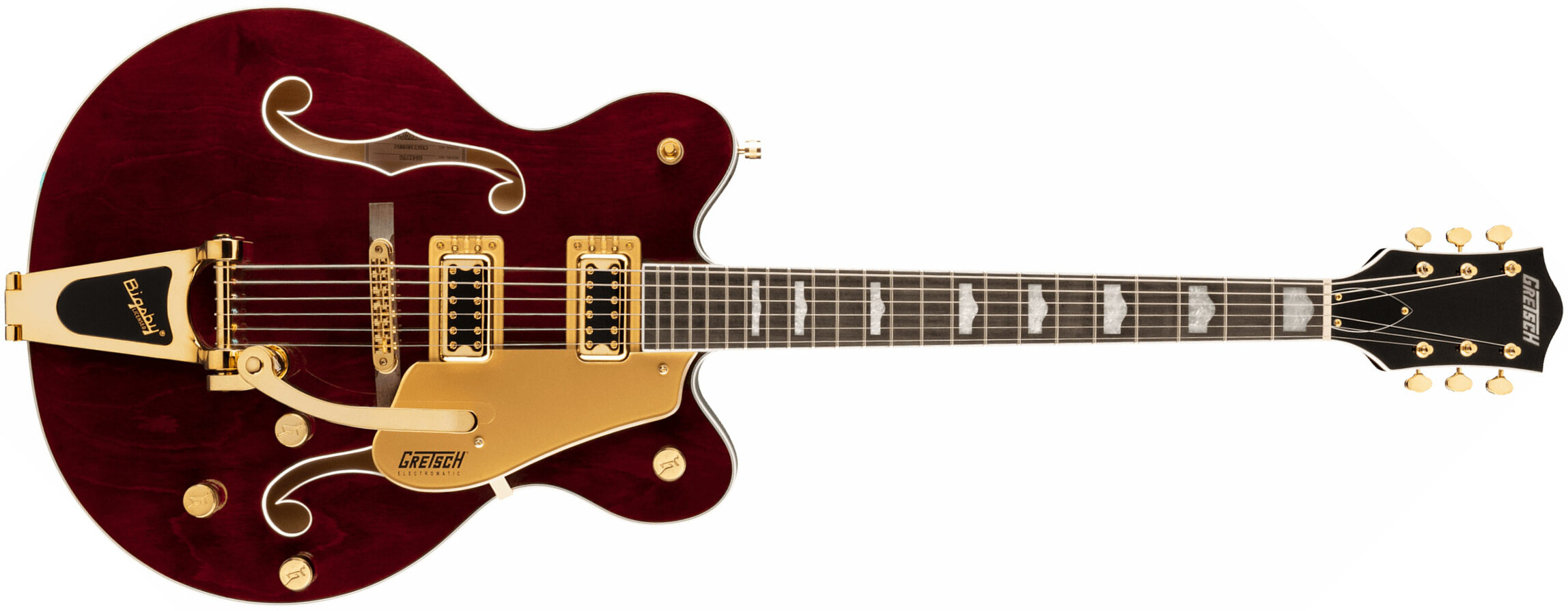 Gretsch G5422tg Electromatic Classic Hollow Body Dc Bigsby Hh Lau - Walnut Stain - Semi-hollow electric guitar - Main picture