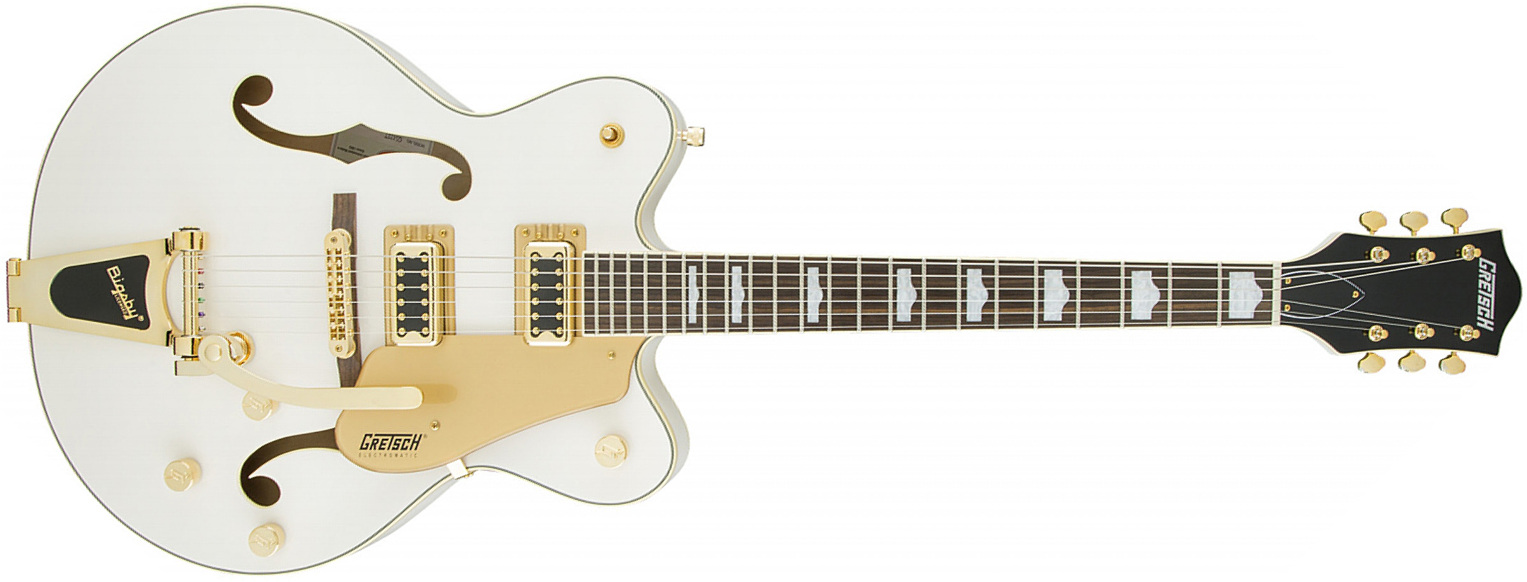 Gretsch G5422tg Electromatic Hollow Body 2016 Bigsby - Snowcrest White - Hollow-body electric guitar - Main picture