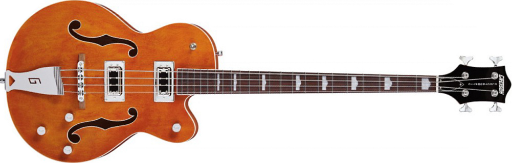 Gretsch G5440ls Long Scale Bass Electromatic Hollow Orange - Orange - Semi & hollow-body electric bass - Main picture