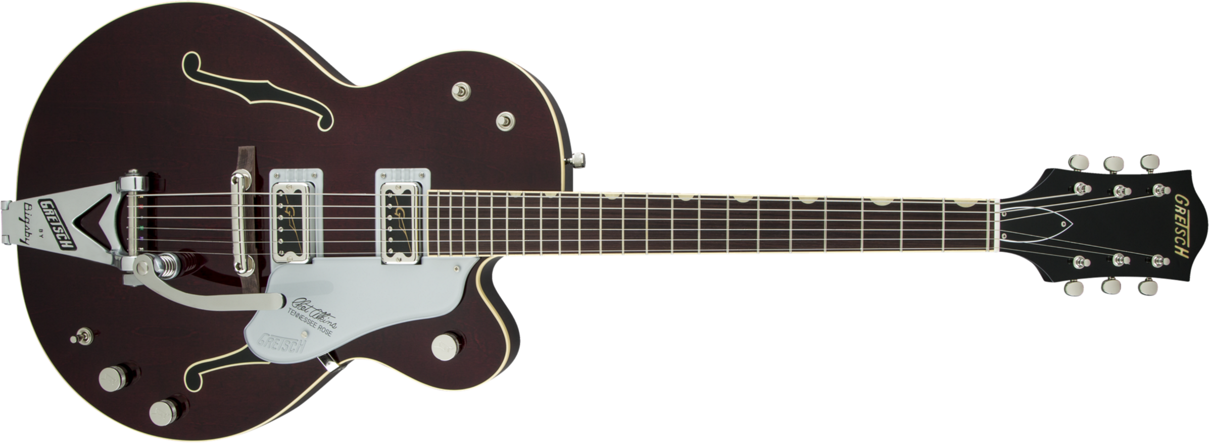 Gretsch G6119t-62vs Chet Atkins Tennessee Rose 2h Trem Rw - Dark Cherry Stain - Semi-hollow electric guitar - Main picture