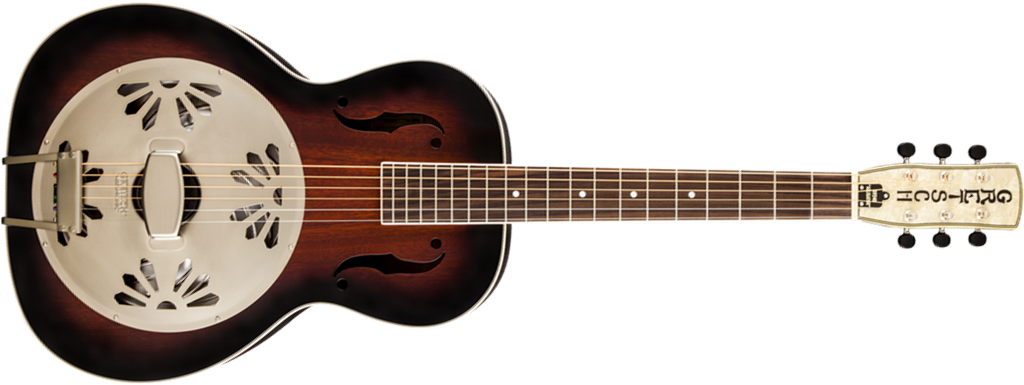 Gretsch G9240 Alligator Biscuit Round-neck Resonator Rw - 2-color Sunburst - Dobro resonator - Main picture