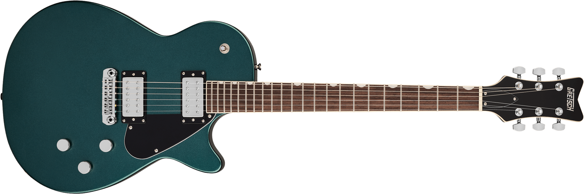 Gretsch Jet Club Electromatic 2h Ht Rw - Druid Green - Single cut electric guitar - Main picture