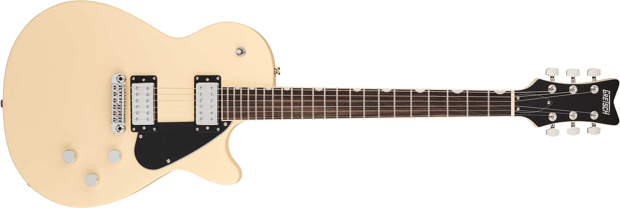 Gretsch Jet Club Electromatic 2h Ht Rw - Buttercream - Single cut electric guitar - Main picture