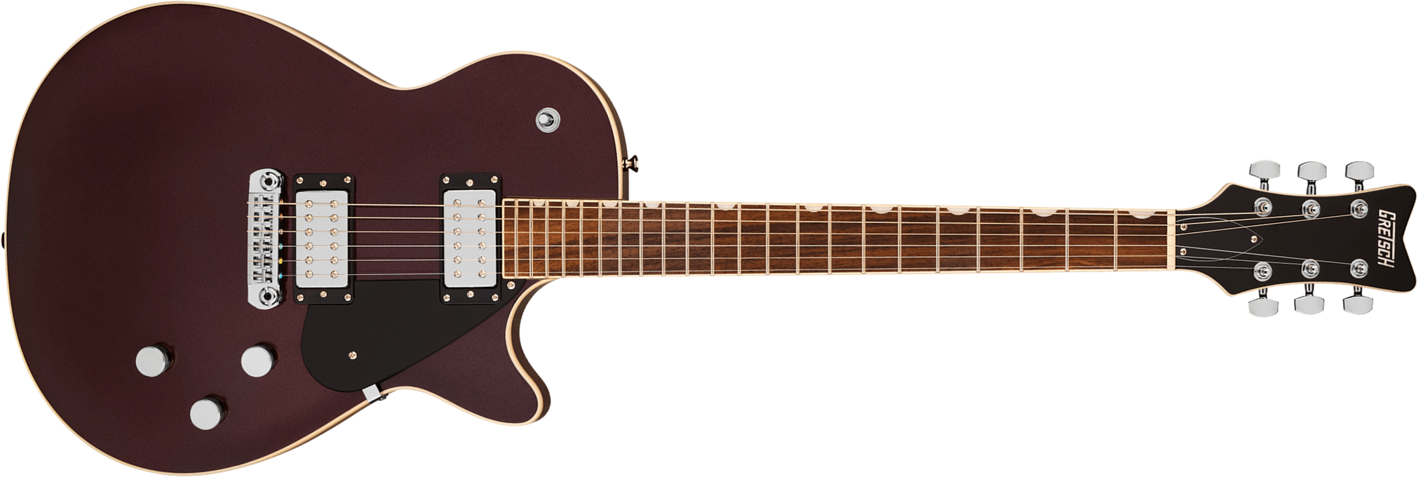 Gretsch Jet Electromatic 2h Ht Rw - Dark Cherry Metallic - Single cut electric guitar - Main picture