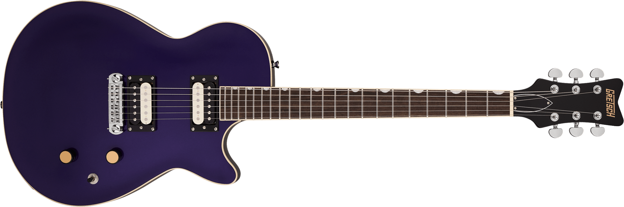 Gretsch Jet Streamliner 2h Ht Lau - Nightshade Purple - Single cut electric guitar - Main picture