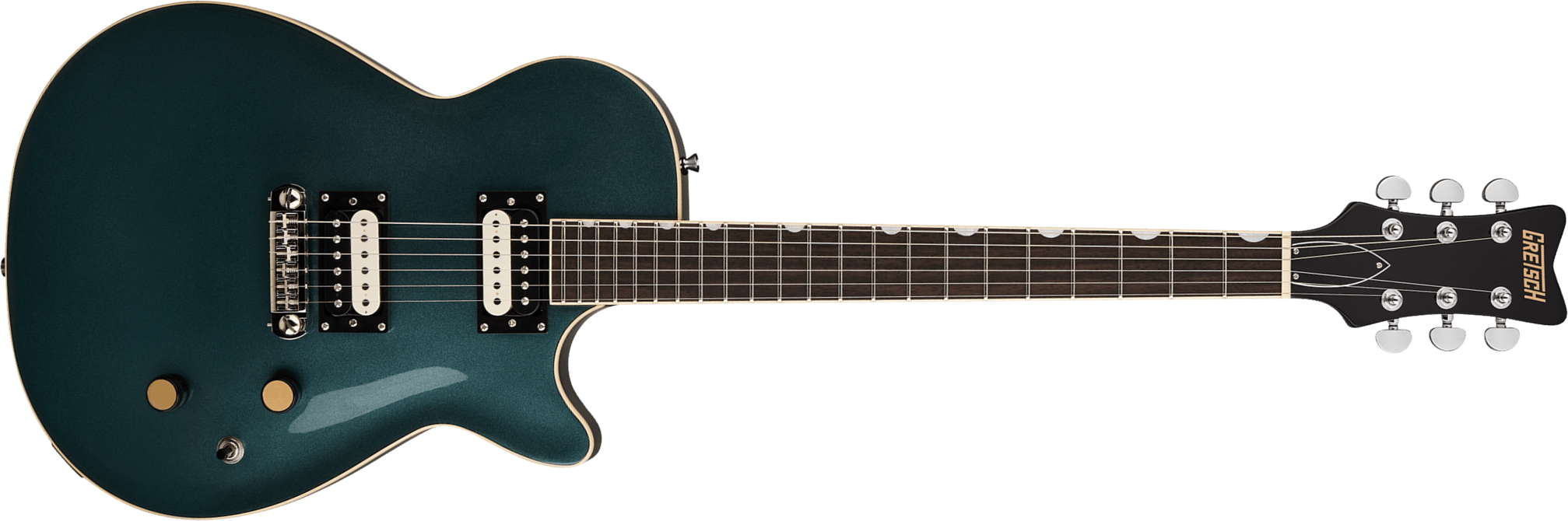 Gretsch Jet Streamliner 2h Ht Lau - Gunmetal - Single cut electric guitar - Main picture