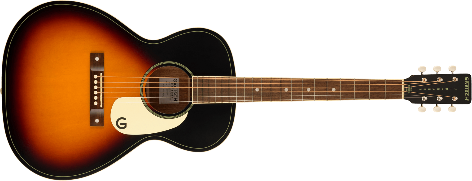 Gretsch Jim Dandy Concert Shsc Tout Tilleul Noy - Rex Burst - Folk guitar - Main picture