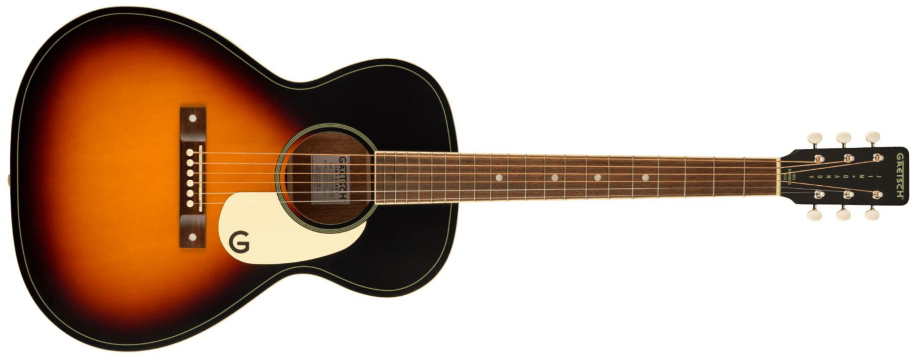 Gretsch Jim Dandy Concert Tout Tilleul Noy - Rex Burst - Folk guitar - Main picture