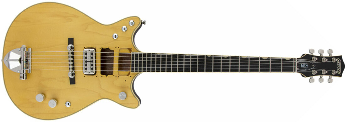 Gretsch Malcolm Young G6131-my Signature Jet Eb - Aged Natural - Double cut electric guitar - Main picture