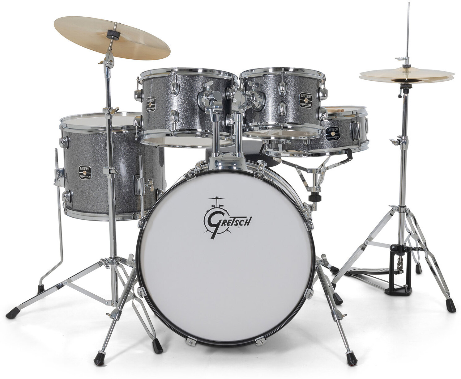 Gretsch Renegade 20'' - 5 FÛts - Grey Sparkle - Fusion drum kit - Main picture