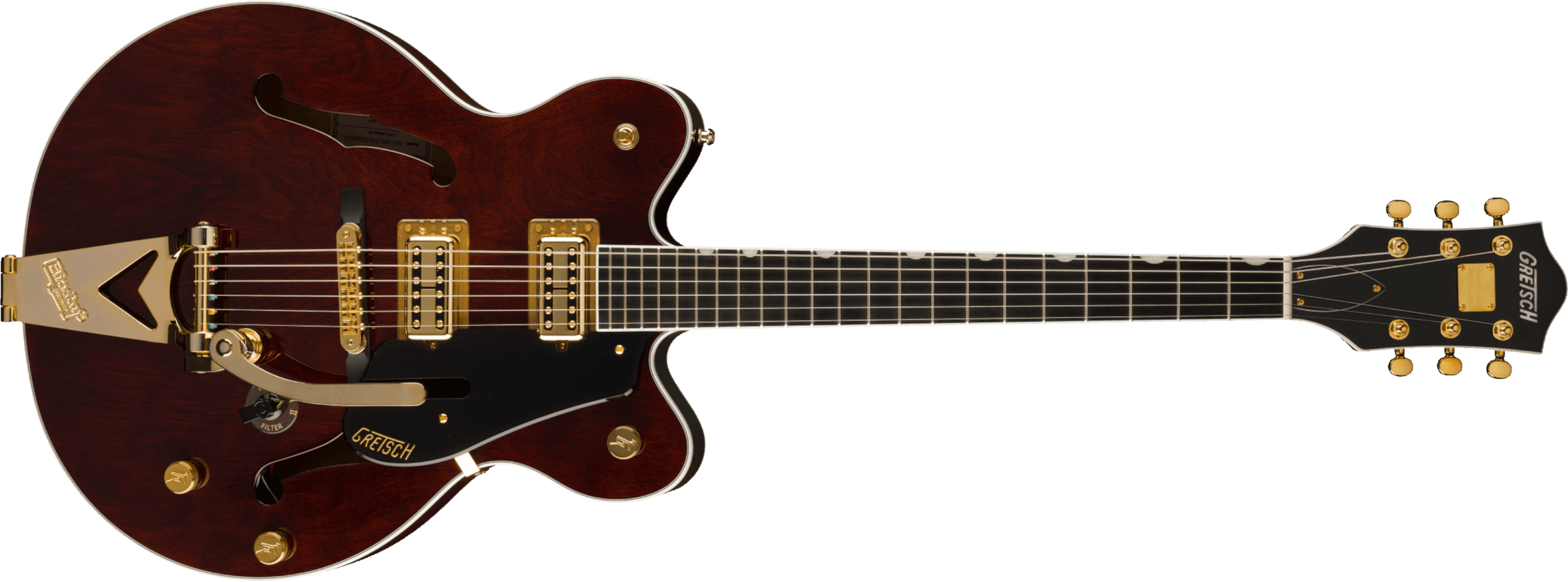 Gretsch Rs201 Studiomatic Abbey Road Ltd 2h Trem Eb - Emb 19/11 - Classic Walnut Stain - Semi-hollow electric guitar - Main picture
