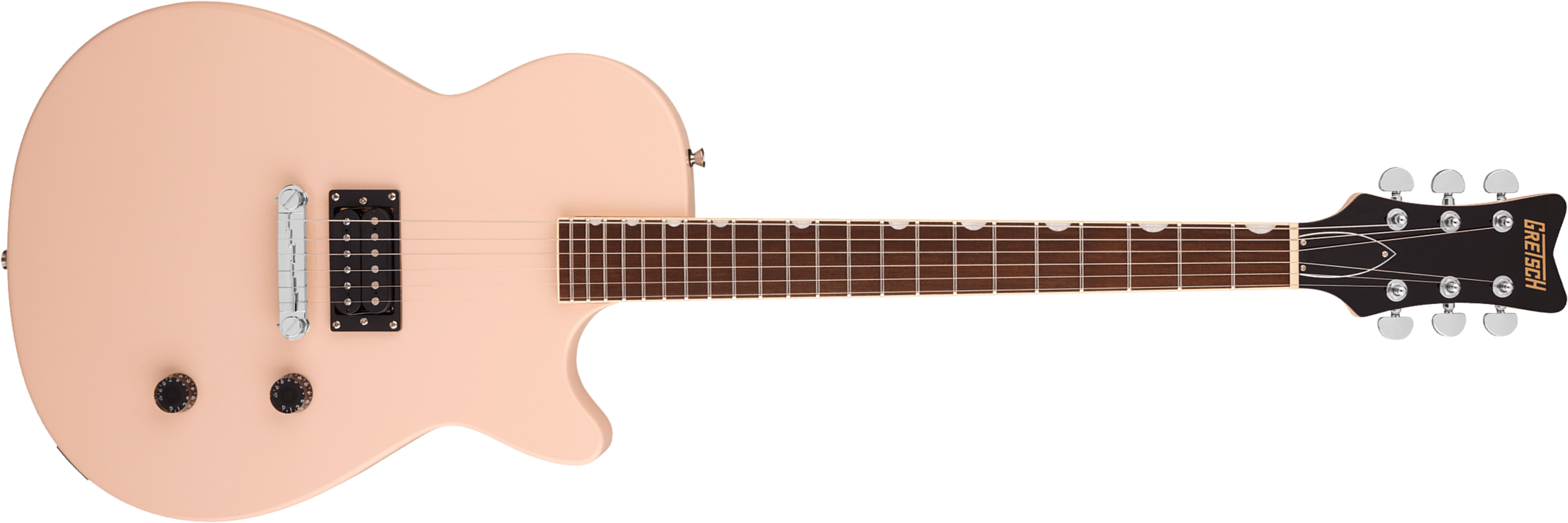 Gretsch Streamliner Jet Club H Ht Lau - Shell Pink - Single cut electric guitar - Main picture