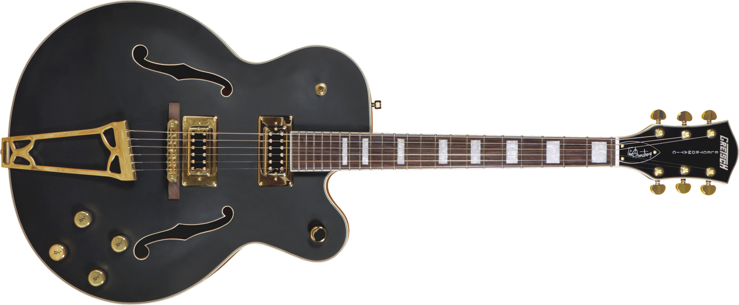 Gretsch Tim Armstrong G5191bk Electromatic Hollow. Black Satin - Hollow-body electric guitar - Main picture