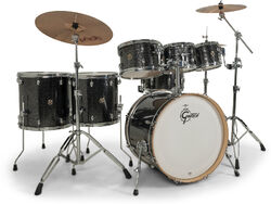 Standard drum kit Gretsch CATALINA ERABLE 7 FUTS - 6 shells and more - Black Stardust