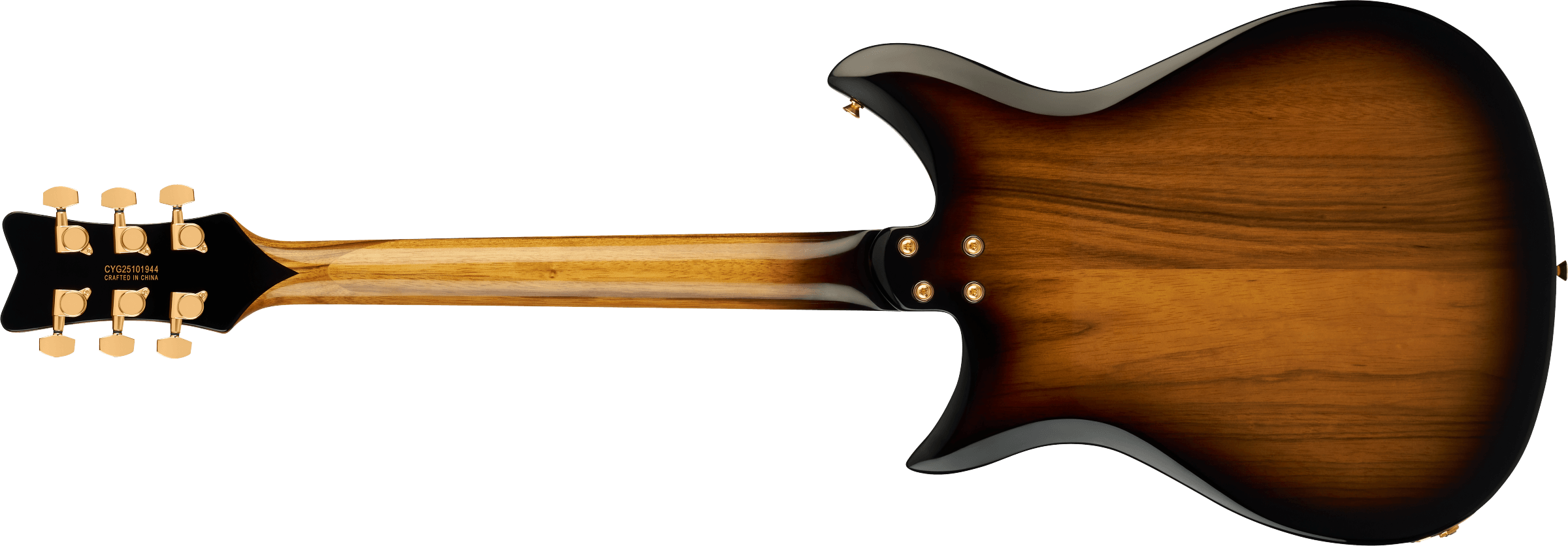 Gretsch Cvt Black Limba Electromatic Ltd Chi 2h Ht Rw - Sunburst - Double cut electric guitar - Variation 1