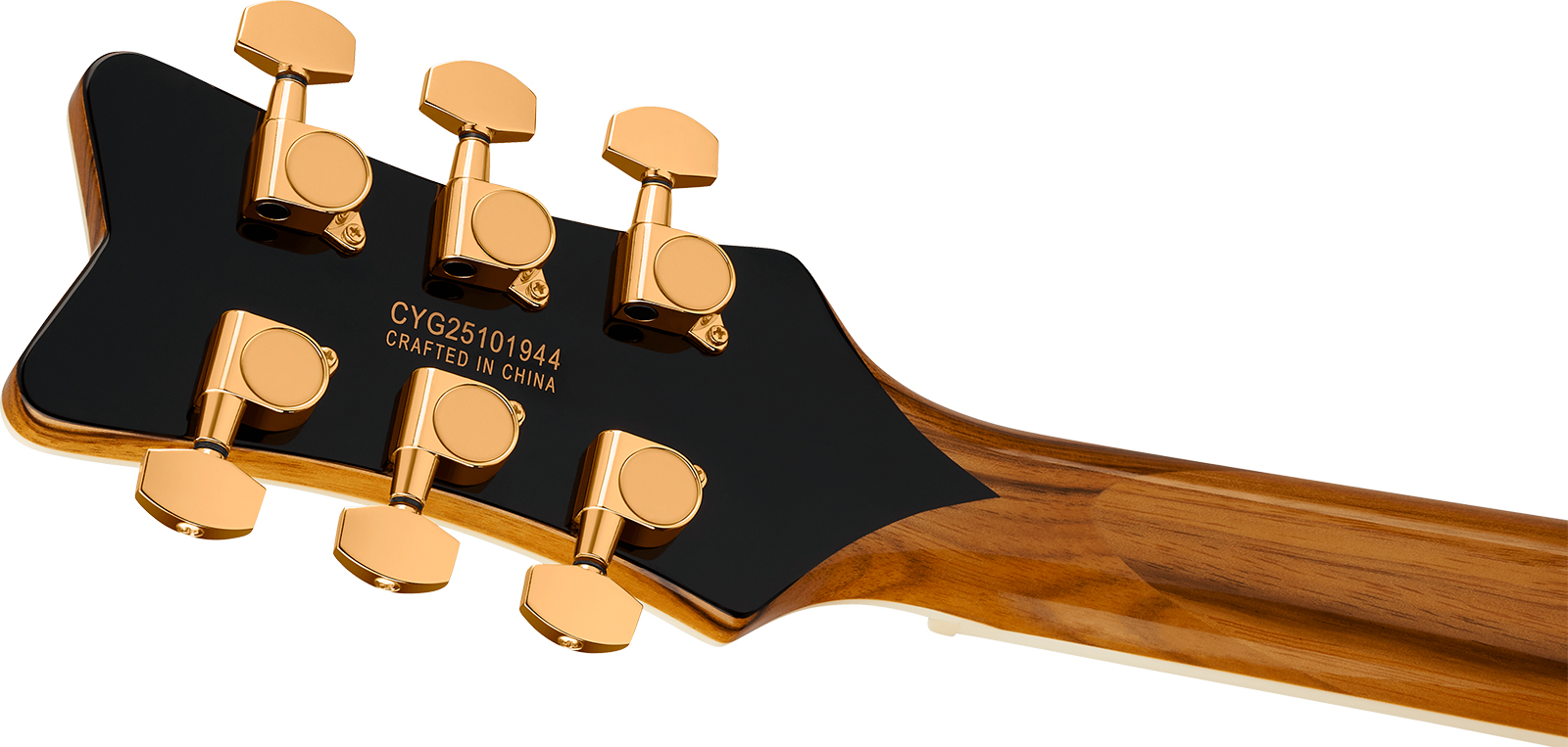 Gretsch Cvt Black Limba Electromatic Ltd Chi 2h Ht Rw - Sunburst - Double cut electric guitar - Variation 4