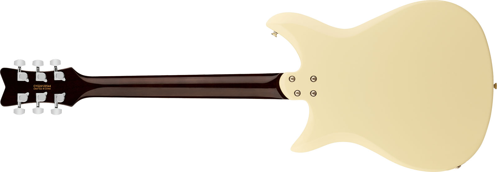 Gretsch Cvt Dc Wraparound Electromatic 2h Ht Lau - Vintage White - Double cut electric guitar - Variation 1