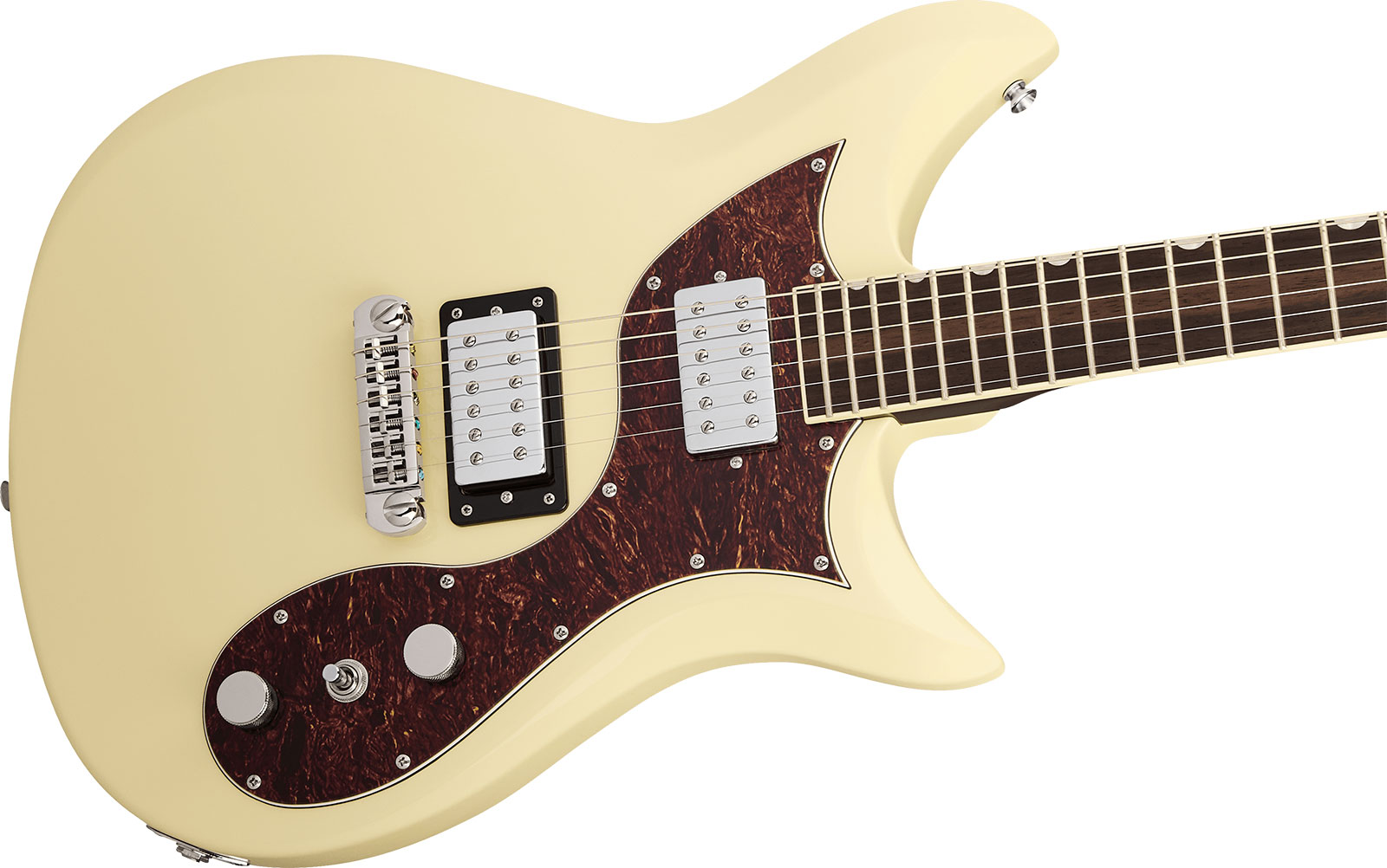 Gretsch Cvt Dc Wraparound Electromatic 2h Ht Lau - Vintage White - Double cut electric guitar - Variation 2