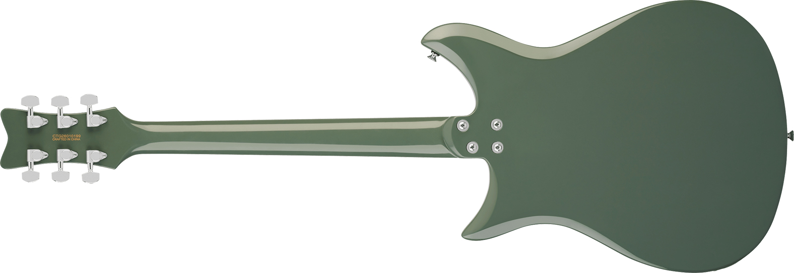 Gretsch Cvt Streamliner 2h Ht Lau - Olive Drab - Double cut electric guitar - Variation 1