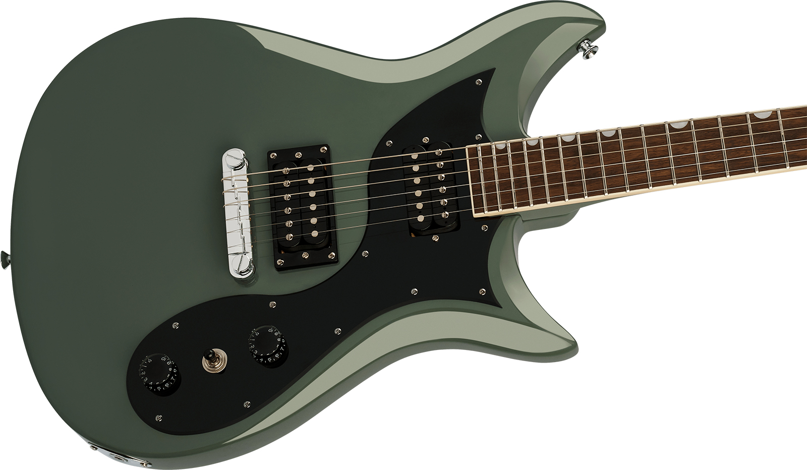 Gretsch Cvt Streamliner 2h Ht Lau - Olive Drab - Double cut electric guitar - Variation 2