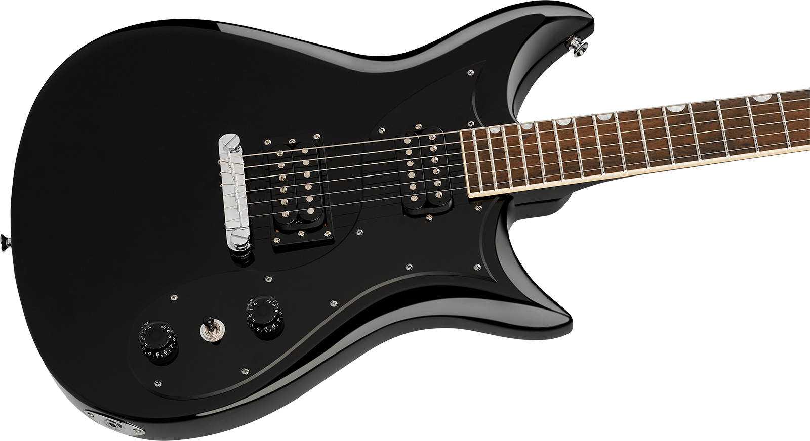 Gretsch Cvt Streamliner 2h Ht Lau - Jet Black - Double cut electric guitar - Variation 2