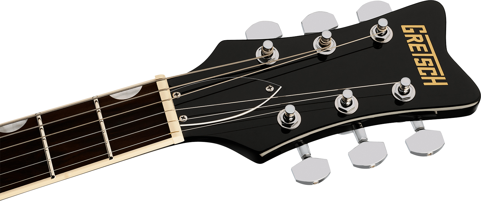Gretsch Cvt Streamliner 2h Ht Lau - Jet Black - Double cut electric guitar - Variation 3