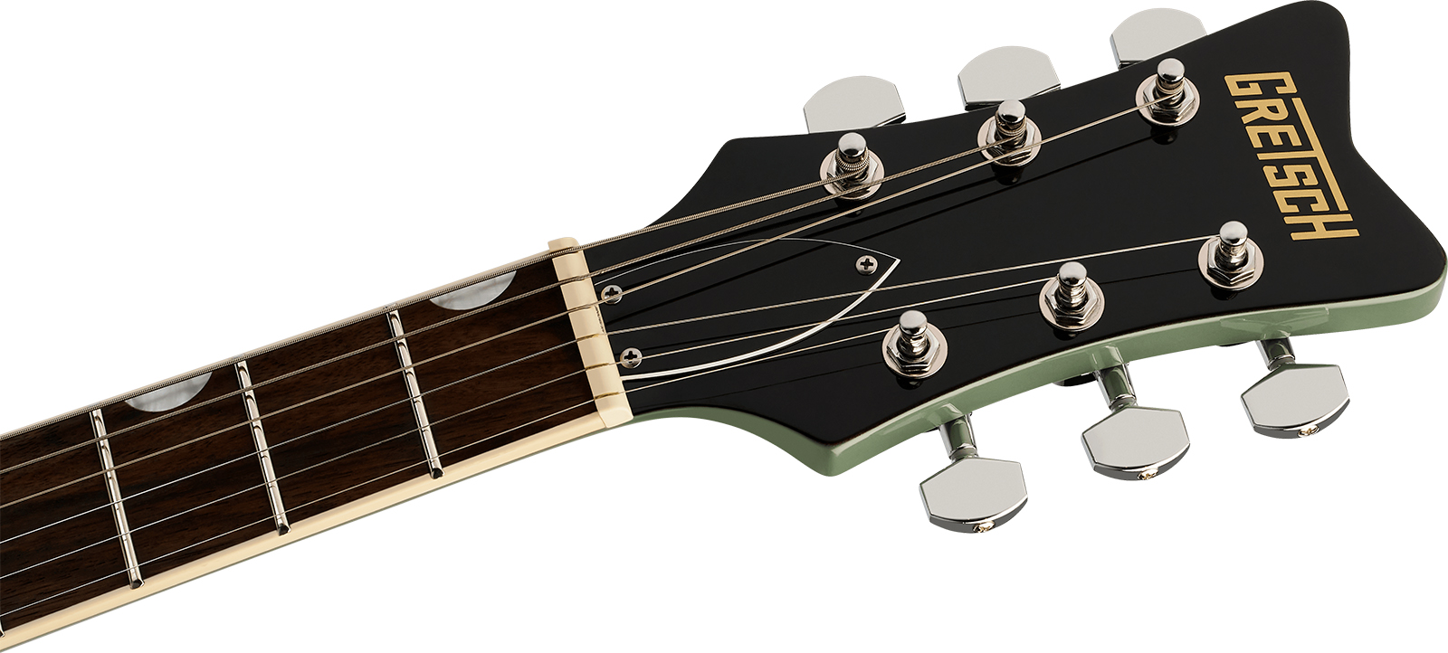 Gretsch Cvt Streamliner 2h Ht Lau - Olive Drab - Double cut electric guitar - Variation 4