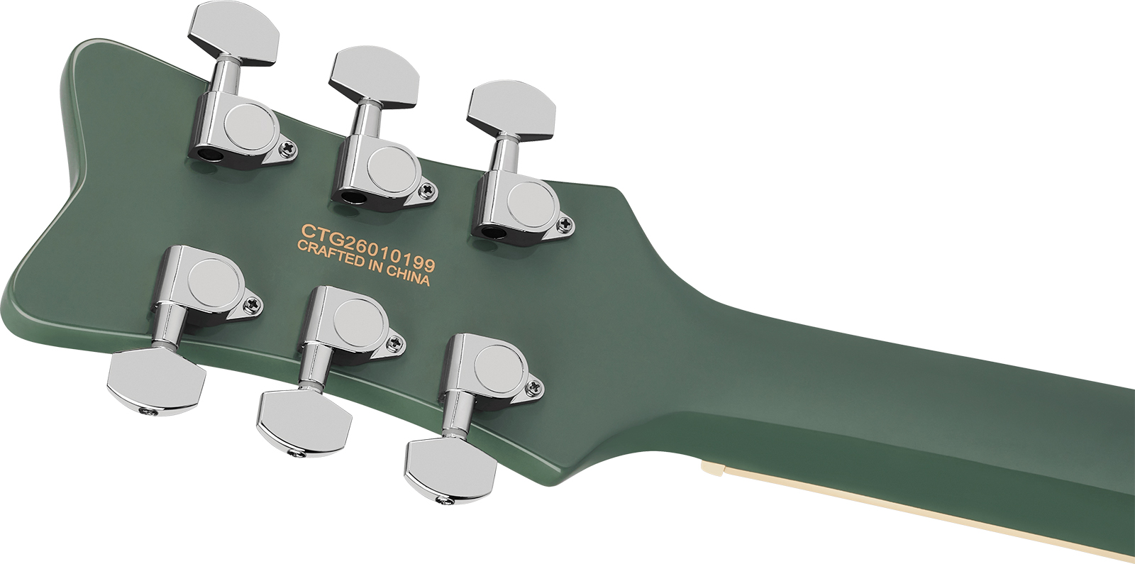 Gretsch Cvt Streamliner 2h Ht Lau - Olive Drab - Double cut electric guitar - Variation 5