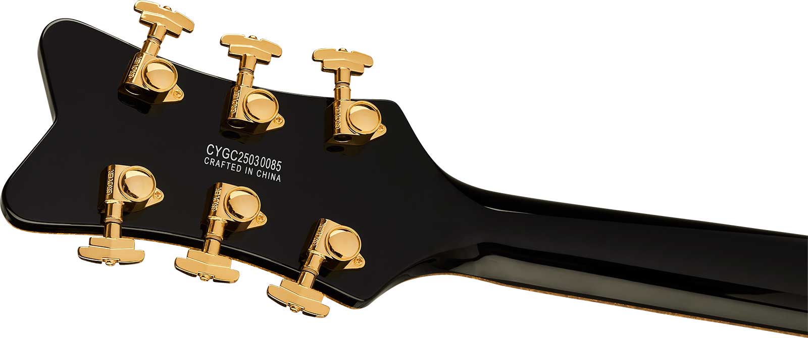 Gretsch Falcon Hollowbody Sc Bigsby Synchromatic 2h Trem Eb - Black - Semi-hollow electric guitar - Variation 3