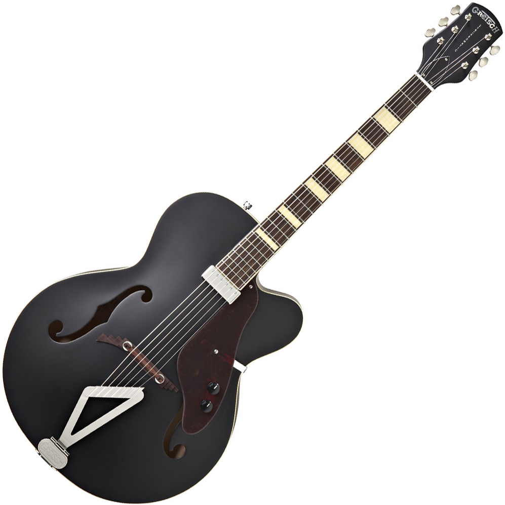 Gretsch G100BKCE Synchromatic Cutaway black matte Hollowbody electric guitar black