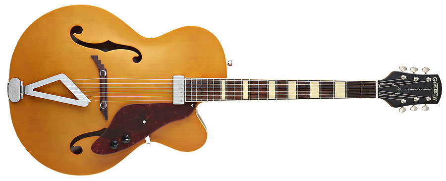 Gretsch G100ce Synchromatic Cutaway - Natural Matte - Hollow-body electric guitar - Variation 2