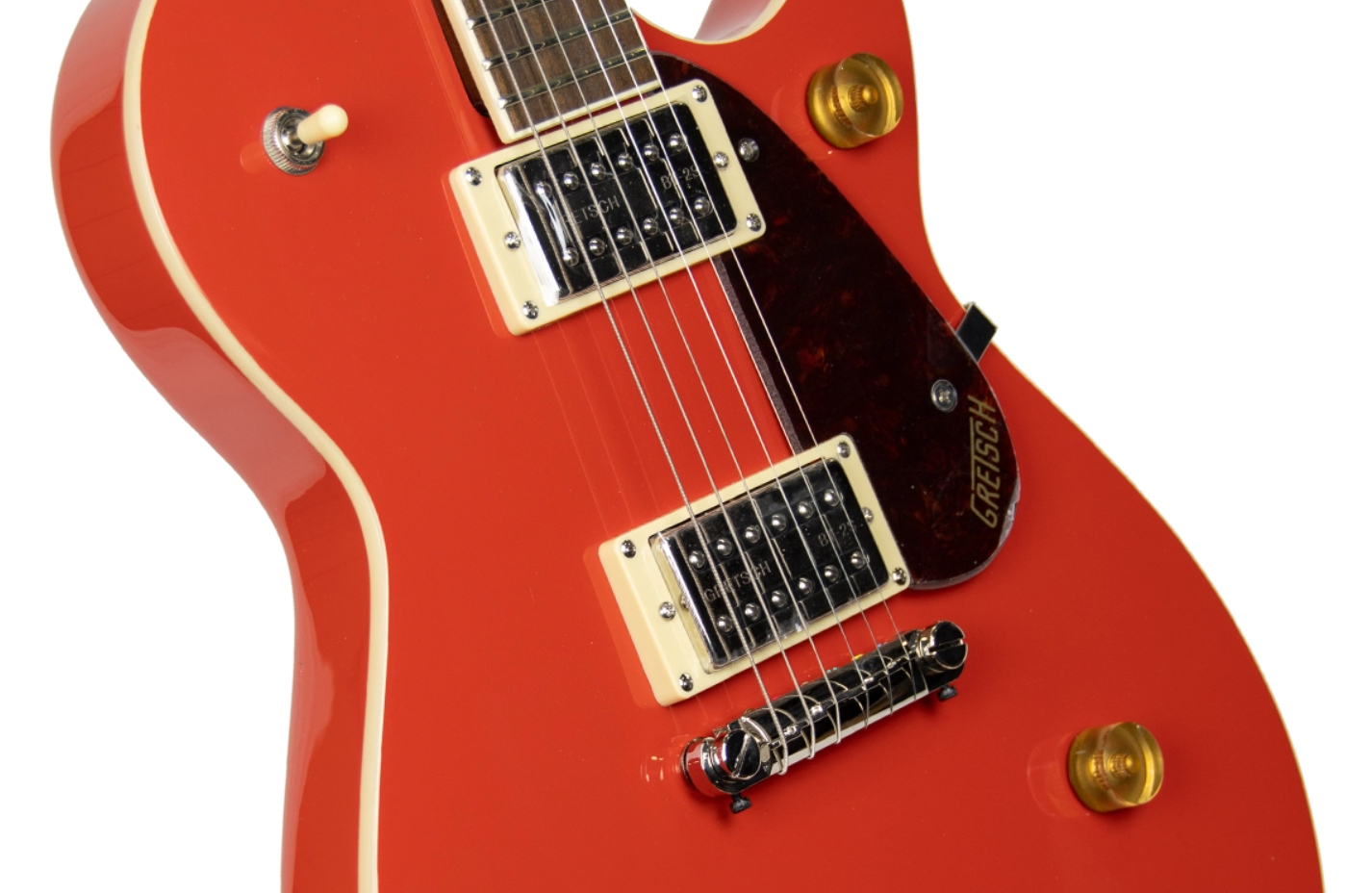 Gretsch G2217 Streamliner Junior Jet Club Ltd Hh Ht Lau - Fiesta Red - Single cut electric guitar - Variation 2