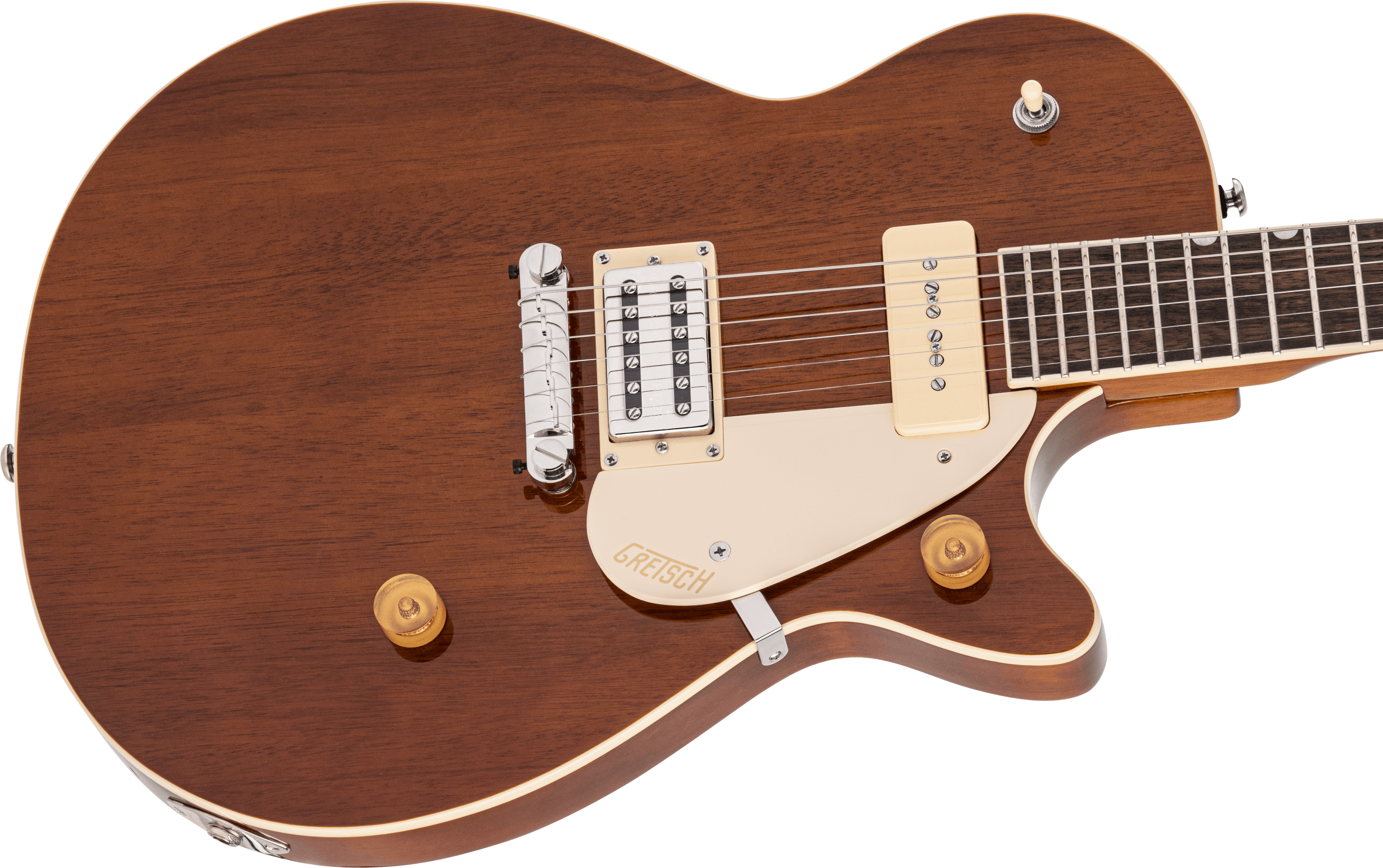 Gretsch G2215-p90 Streamliner Junior Jet Club Hs Ht Lau - Single Barrel Stain - Single cut electric guitar - Variation 2