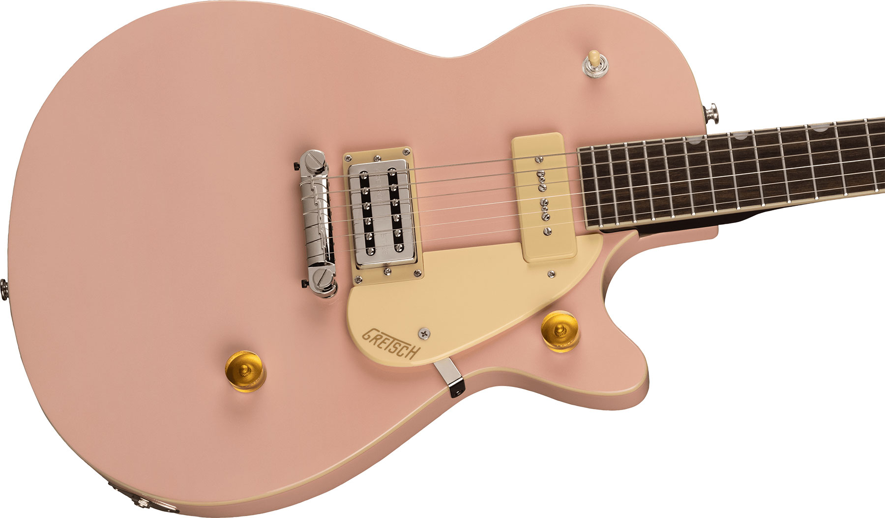 Gretsch G2215-p90 Streamliner Junior Jet Club Hs Ht Lau - Shell Pink - Single cut electric guitar - Variation 2