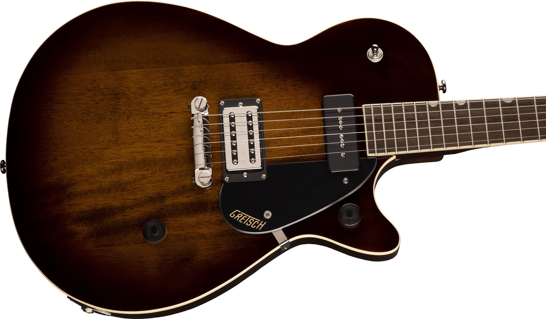 Gretsch G2215-p90 Streamliner Junior Jet Club Hs Ht Lau - Havana Burst - Single cut electric guitar - Variation 2