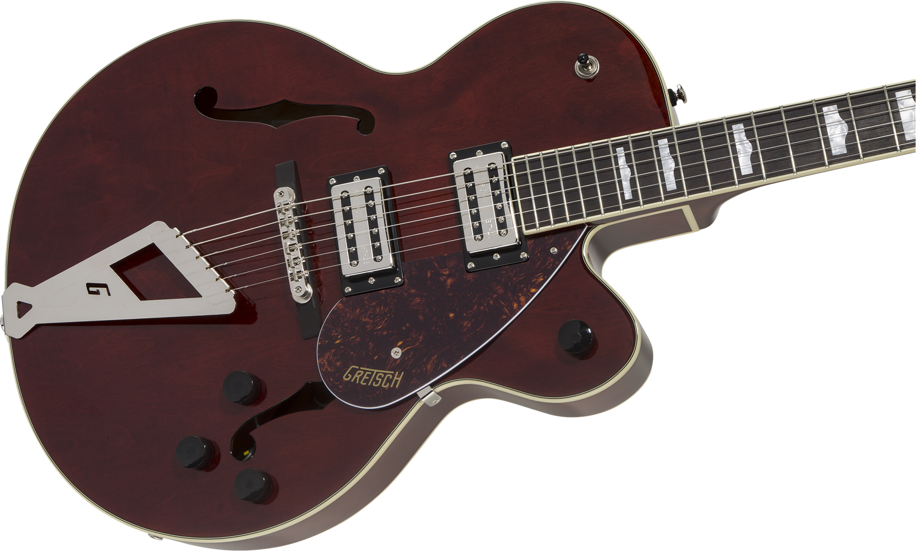 Gretsch G2420 Streamliner Hollow Body With Chromatic Ii Hh Ht Lau - Walnut - Semi-hollow electric guitar - Variation 2